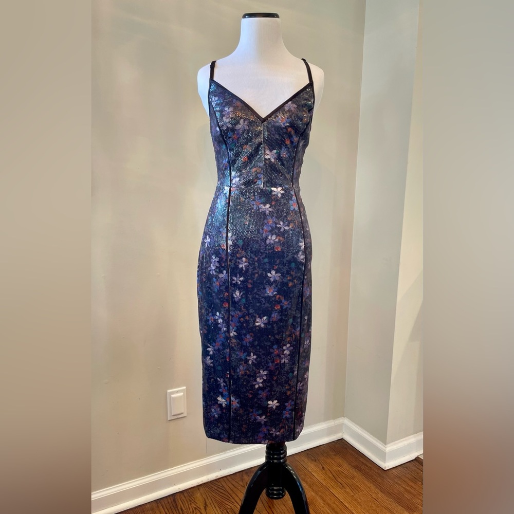 Rachel Roy Midi fit and flare sequin dress